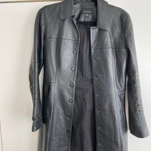 Great Price: Judith & Charles 100% Leather Trench Size 2, $150